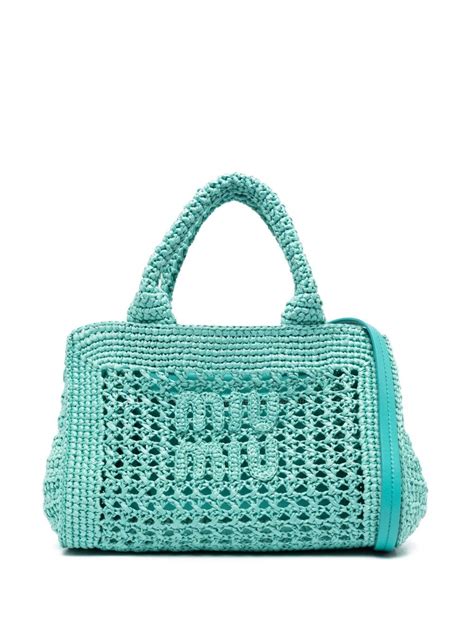 miu miu knit bag|miu michigan handbags.